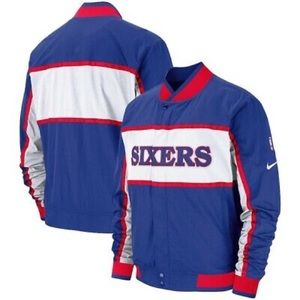 Nike Men’s Philadelphia 76ers Courtside Jacket Size XXL-Tall NEW